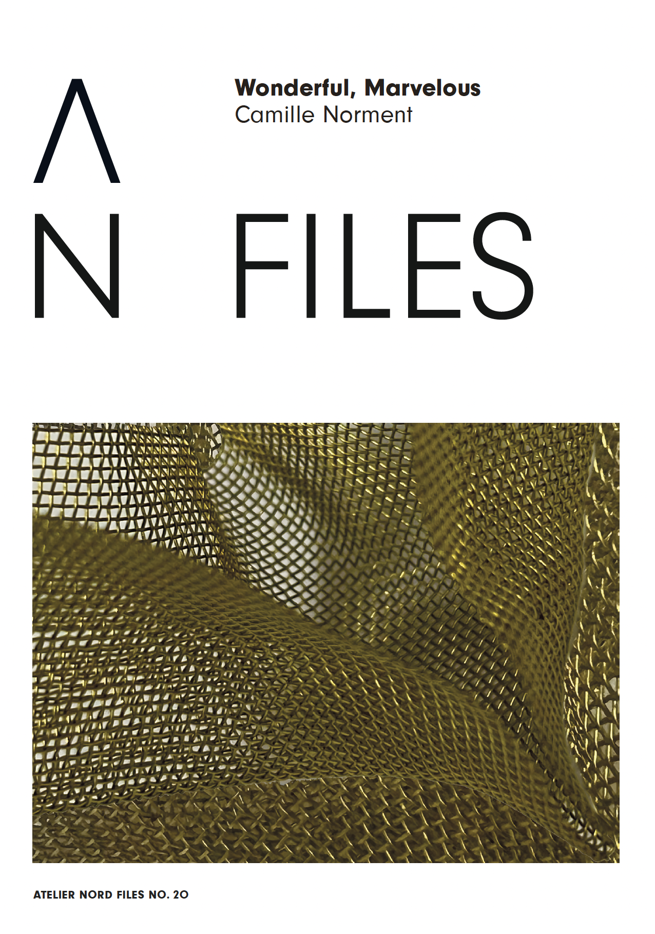 PDF - Camille Norment: Wonderful, Marvelous – with essay by Steinar Sekkingstad